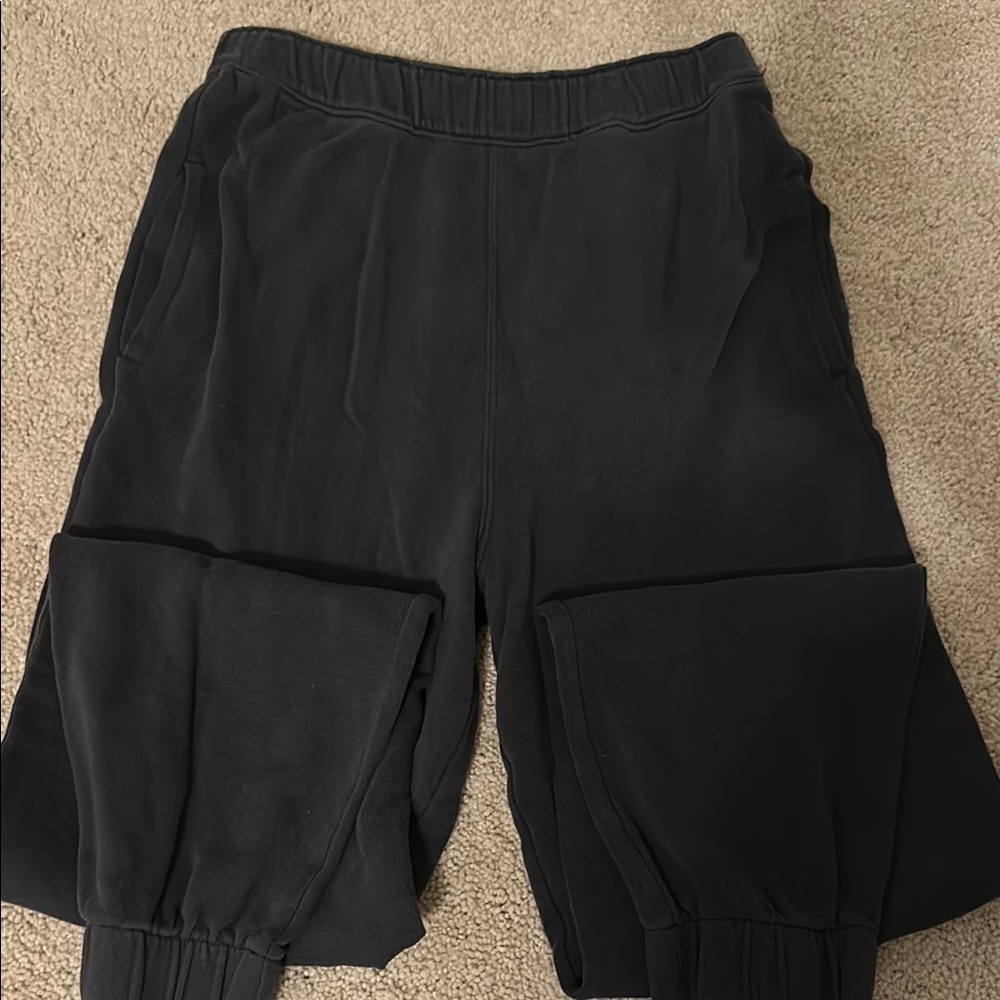Hollister Black Track Pants with Modern Utilitarian Design